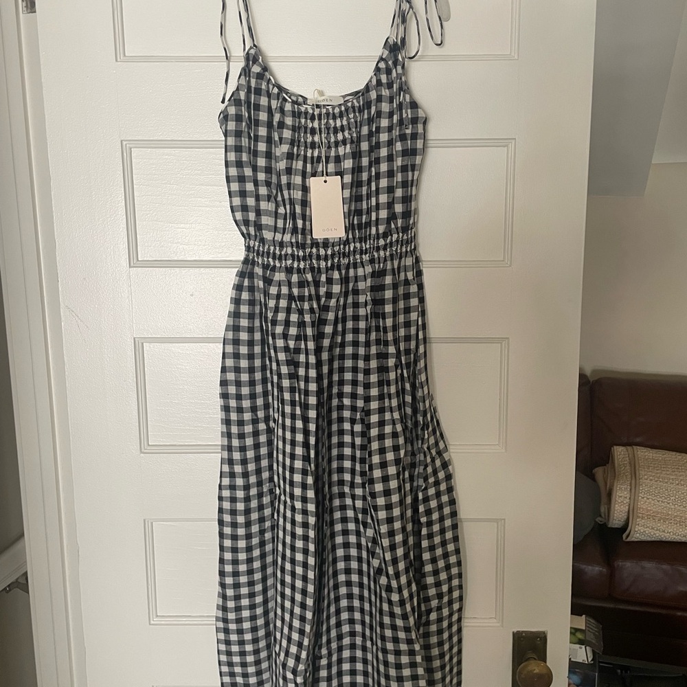 Doen NWT Leslie Black and White Gingham Dress - Picture 7 of 9